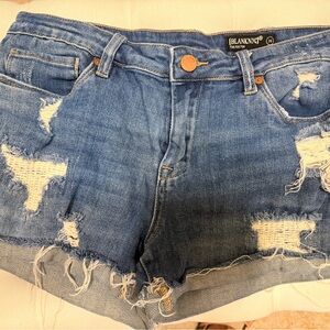 Blank NYC Women's Blue Jean Shorts